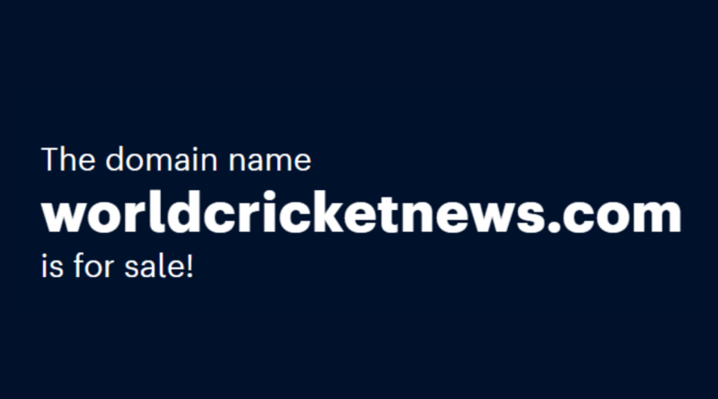 Buy WorldCricketNews.com Domain Now!